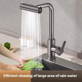 Stainless Steel Gunmetal Gray Kitchen Faucet