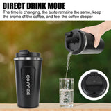 ThermoCafe™ Leak-Proof Travel Coffee Mug