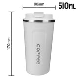 ThermoCafe™ Leak-Proof Travel Coffee Mug