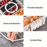 Portable Snackle Box Snack Tray with Handle