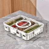 Portable Snackle Box Snack Tray with Handle