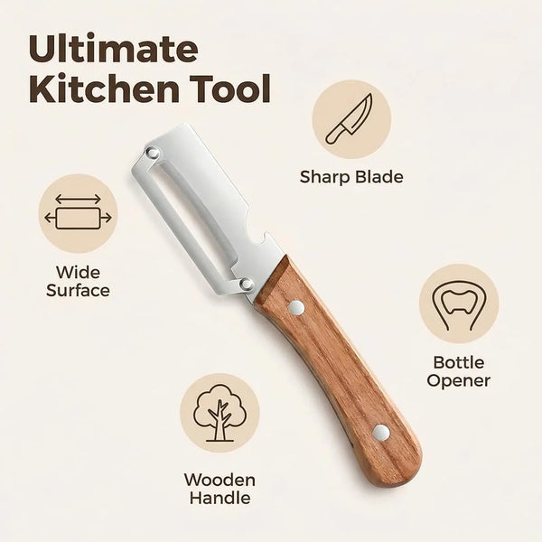 2-in-1 Vegetable Peeler with Bottle Opener