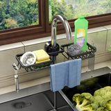 Aluminum Sink Drain Rack Organizer