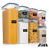 7-Piece Airtight Kitchen Food Storage Container Set