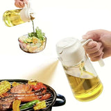 2-in-1 500ml Oil Spray Bottle Dispenser