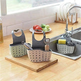 Adjustable Sink Faucet Hanging Organizer Basket