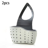 Adjustable Sink Faucet Hanging Organizer Basket