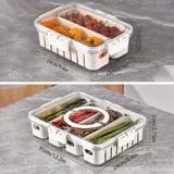 Portable Snackle Box Snack Tray with Handle
