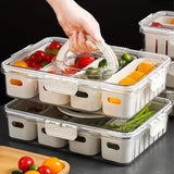 Portable Snackle Box Snack Tray with Handle