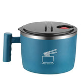 Stainless Steel Instant Noodle Bowl with Lid & Drain