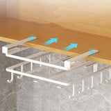 Kitchen Cabinet Under Shelf Organizer Rack