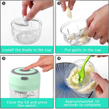 Electric Garlic & Meat Chopper