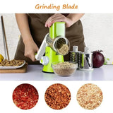 Manual Rotary Cheese Grater & Vegetable Cutter