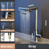 Stainless Steel Gunmetal Gray Kitchen Faucet