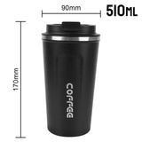 ThermoCafe™ Leak-Proof Travel Coffee Mug