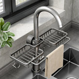 Aluminum Sink Drain Rack Organizer