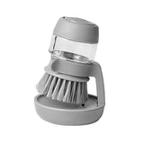 Soap Dispensing Dish Brush with Tray