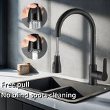 Brushed Nickel Pull-Out Kitchen Faucet Mixer