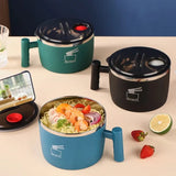 Stainless Steel Instant Noodle Bowl with Lid & Drain