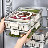Portable Snackle Box Snack Tray with Handle