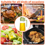 2-in-1 500ml Oil Spray Bottle Dispenser
