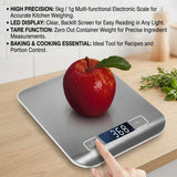 Digital Kitchen Scale 5kg/1g with LED Display