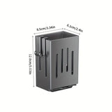Wall-Mounted Chopstick Holder with Water Tray