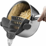 Adjustable Silicone Clip-On Strainer