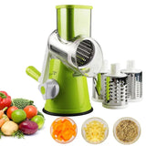 Manual Rotary Cheese Grater & Vegetable Cutter
