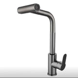 Stainless Steel Gunmetal Gray Kitchen Faucet