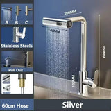 Stainless Steel Gunmetal Gray Kitchen Faucet