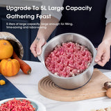 5L Electric Meat Grinder & Food Processor