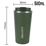 ThermoCafe™ Leak-Proof Travel Coffee Mug