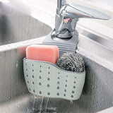 Adjustable Sink Faucet Hanging Organizer Basket